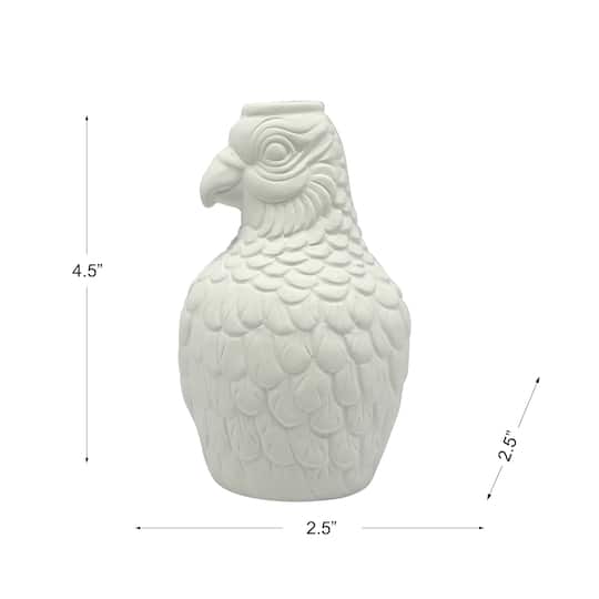 4.5" DIY Ceramic Parrot Bud Vase by Make Market®